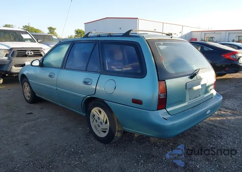 1997 Ford Escort Lx from USA, damaged, VIN 3FALP15P0VR166875